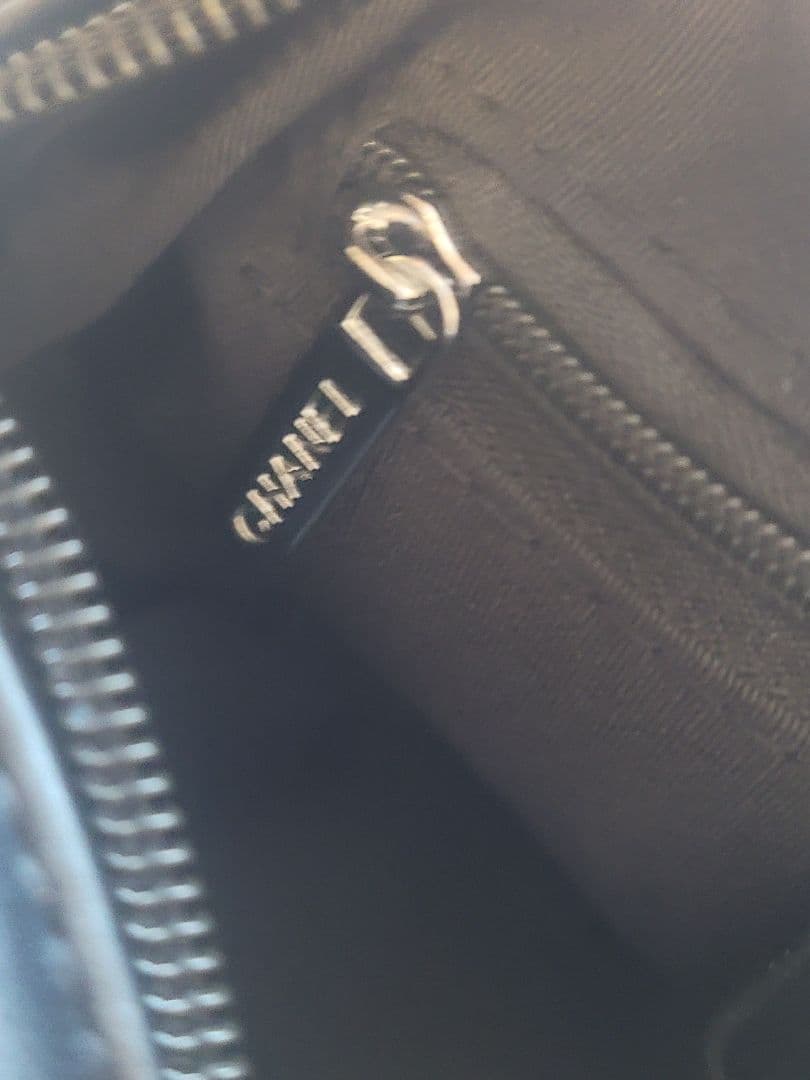 KENノベルティ CHANEL ブラック キルティング ショルダーバッグ