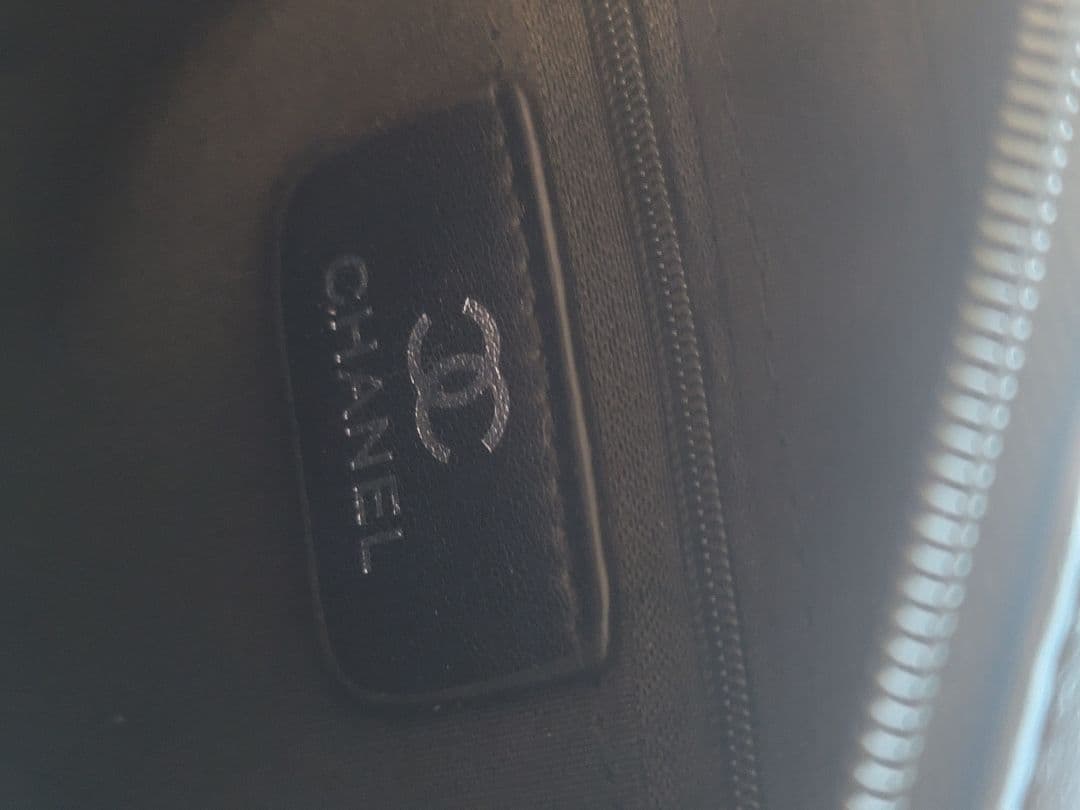 KENノベルティ CHANEL ブラック キルティング ショルダーバッグ