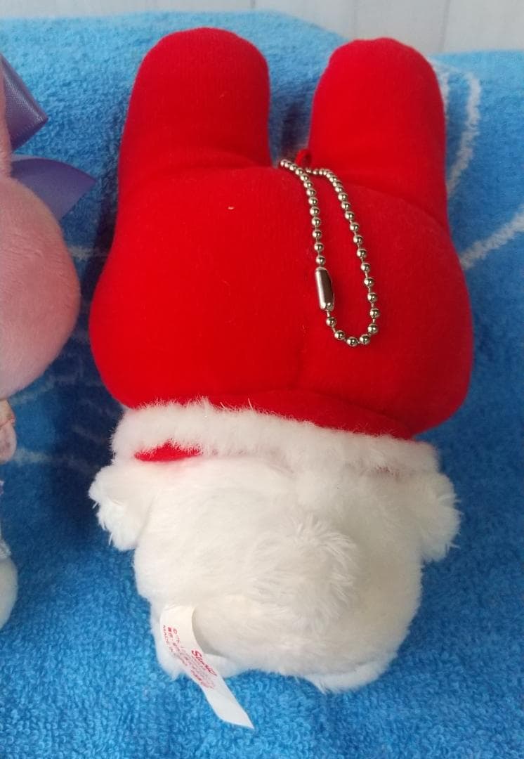 マイメロディ　マスコット　ぬいぐるみ　キーホルダー　ドーナツ　クリスマス