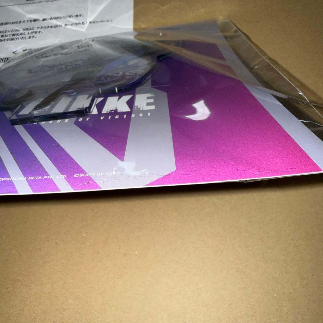 勝利の女神NIKKE ZONe アクリルスタンド リトルマーメイド 当選通知書付