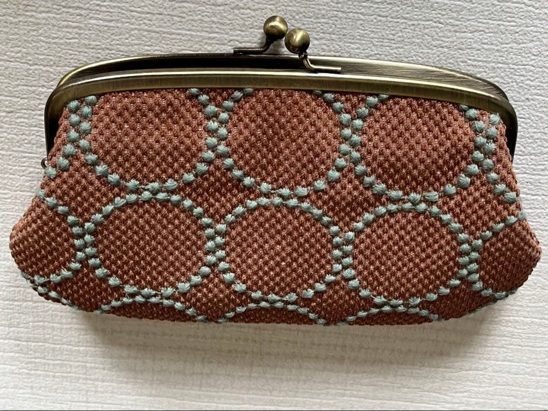 「新品 未使用」ハンドメイド ミネポルホネン タンバリン がま口長財布