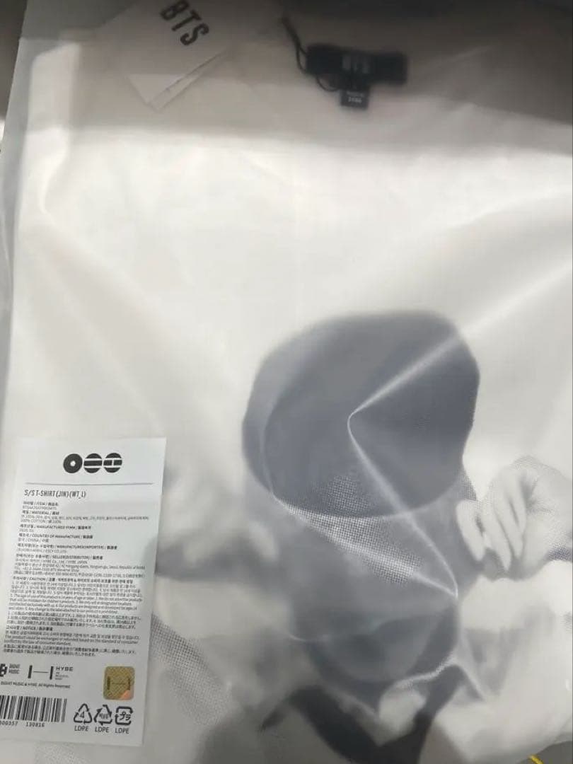 BTS JIN ARIRANG アリラン　 Tシャツ ジン Lサイズ
