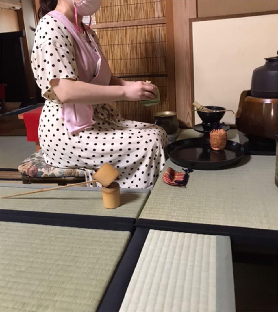 楽々茶棚　(立礼)収納ボックス点前座と炉壇収納ボックスと建水台の三点セット