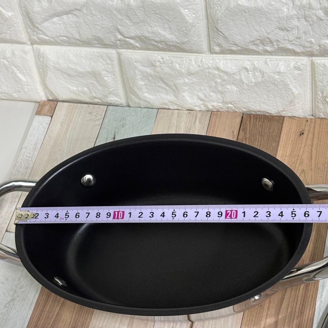 @4 MEYER スリムパン　調理器具　楕円　マイヤー　フライパン　鍋