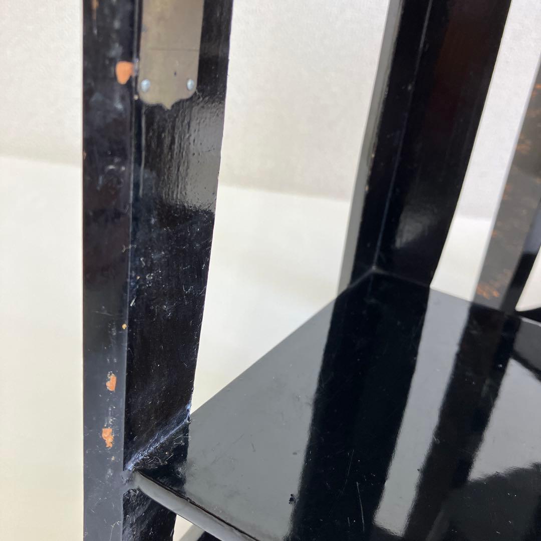 替漆塗両開五段重　お花見弁当　木製漆器　堤重箱　時代物