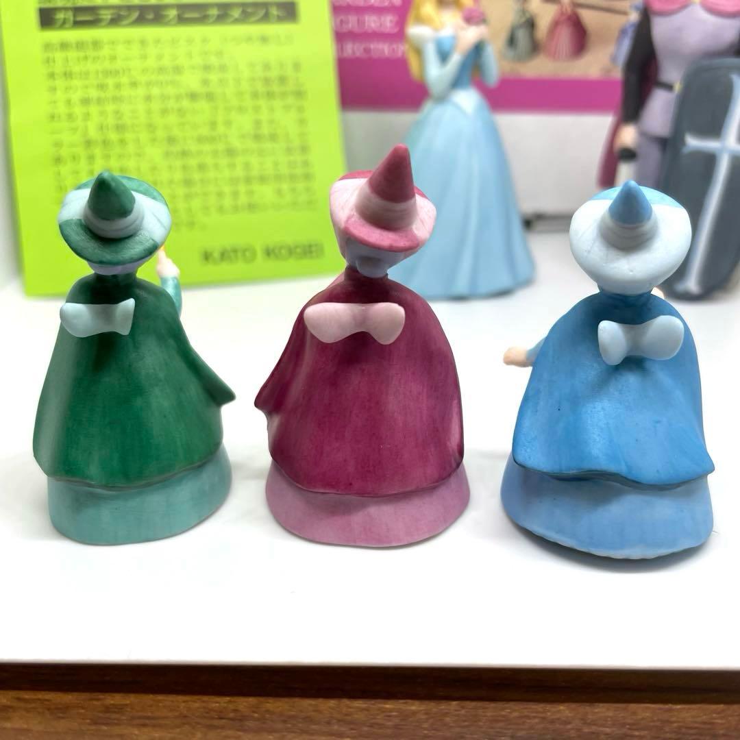 【廃盤】眠れる森の美女　陶器フィギュア5体 加藤工芸 箱付