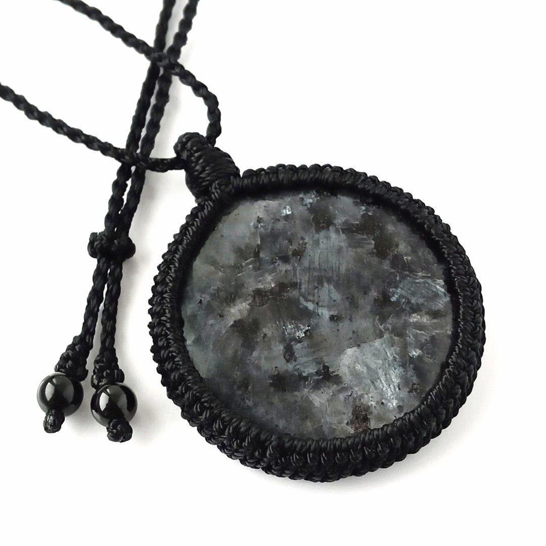 ネックレス｜癒やし・目標達成・問題解決など｜ラルビカイト×ブラックスピネル