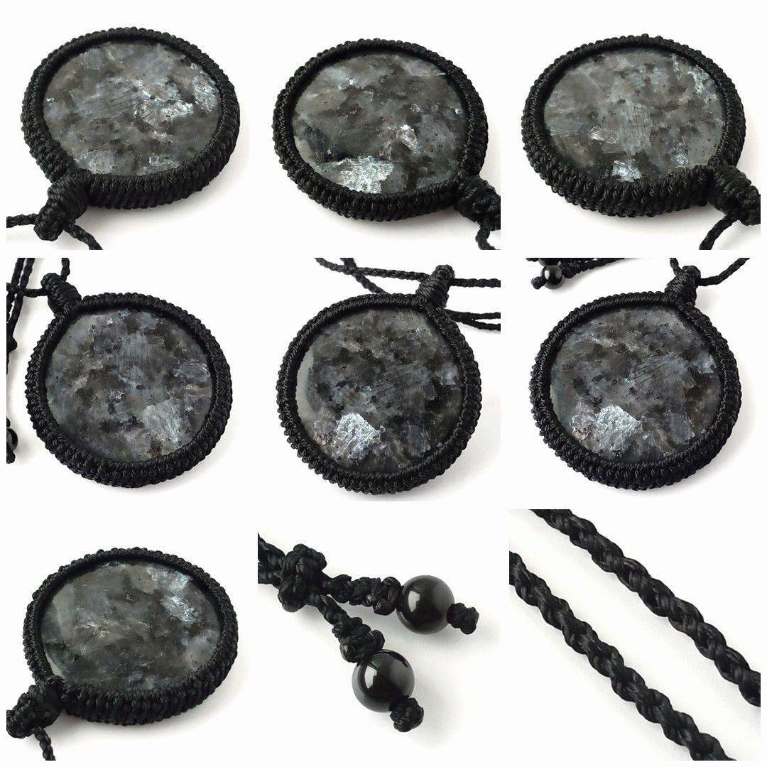 ネックレス｜癒やし・目標達成・問題解決など｜ラルビカイト×ブラックスピネル