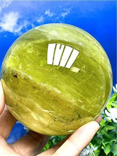 1035g 90mm AAA級金運UP天然シトリン丸玉B89D1/273D06C