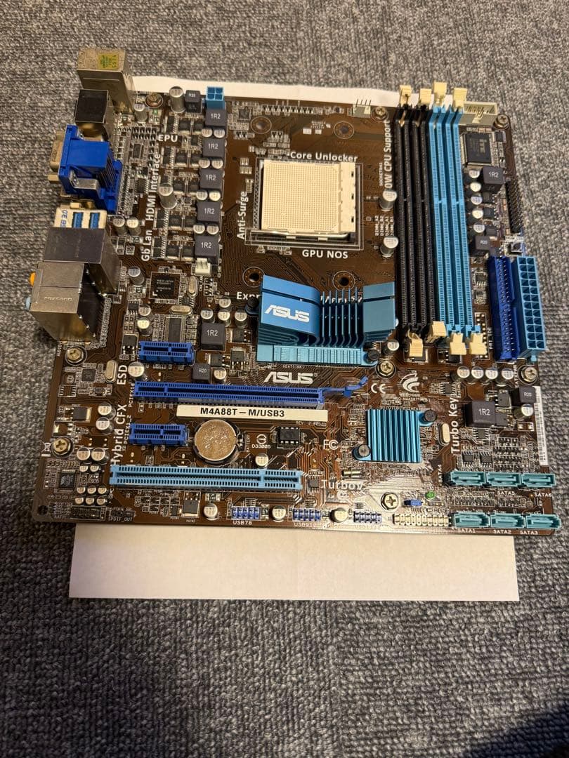 マザーボード、グラボ、CPU、CPUクーラー、メモリセット 追加SSD等2品付き