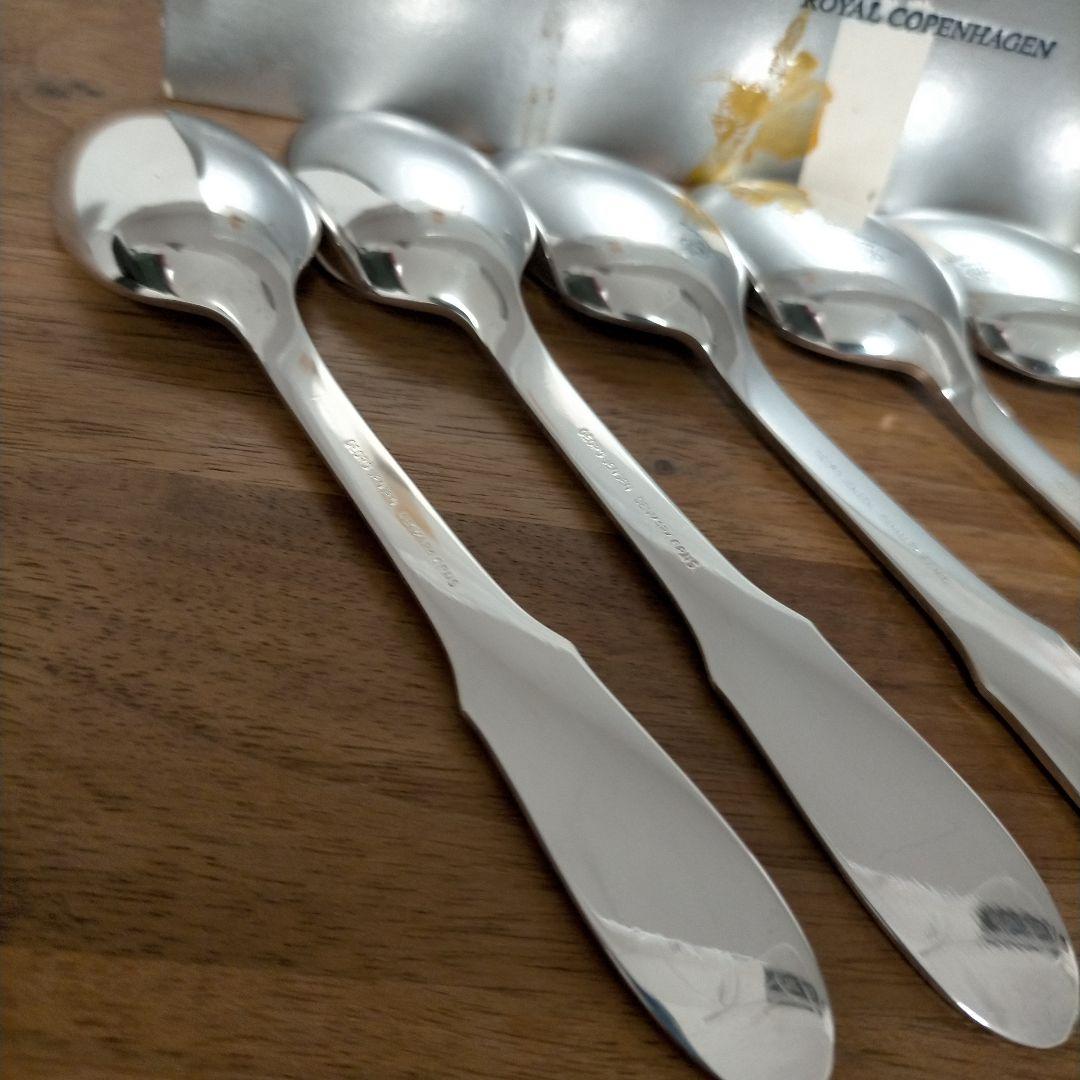 ジョージジェンセン スプーン 5本 カラトリー E.P.N.S刻印