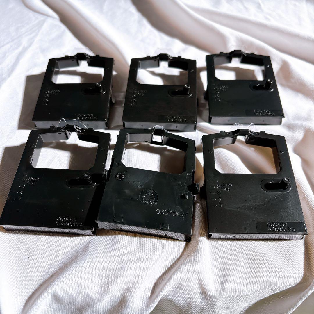 ☆CASIO ブラック CR5650 インクリボンカセット 黒 6個