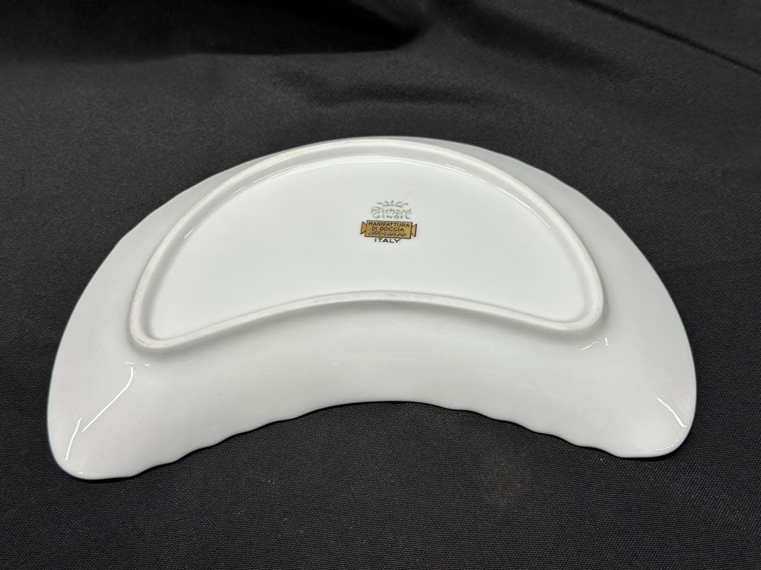 【USED】Richard Ginori イタリアンフルーツ　クレセント　皿