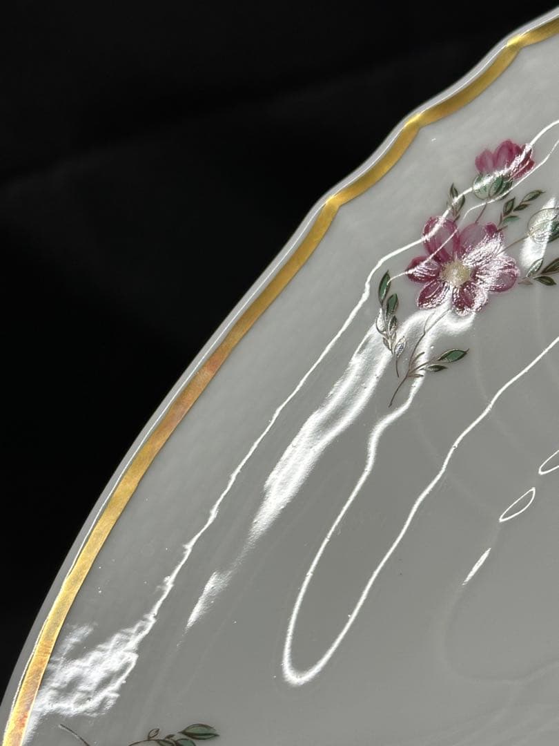 【USED】Richard Ginori イタリアンフルーツ　クレセント　皿