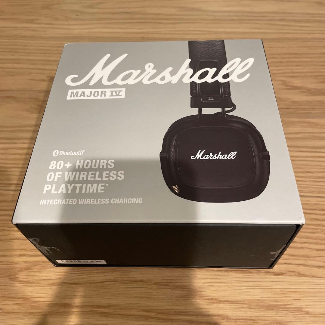 Marshall Major IV ワイヤレスヘッドホン　ブラック