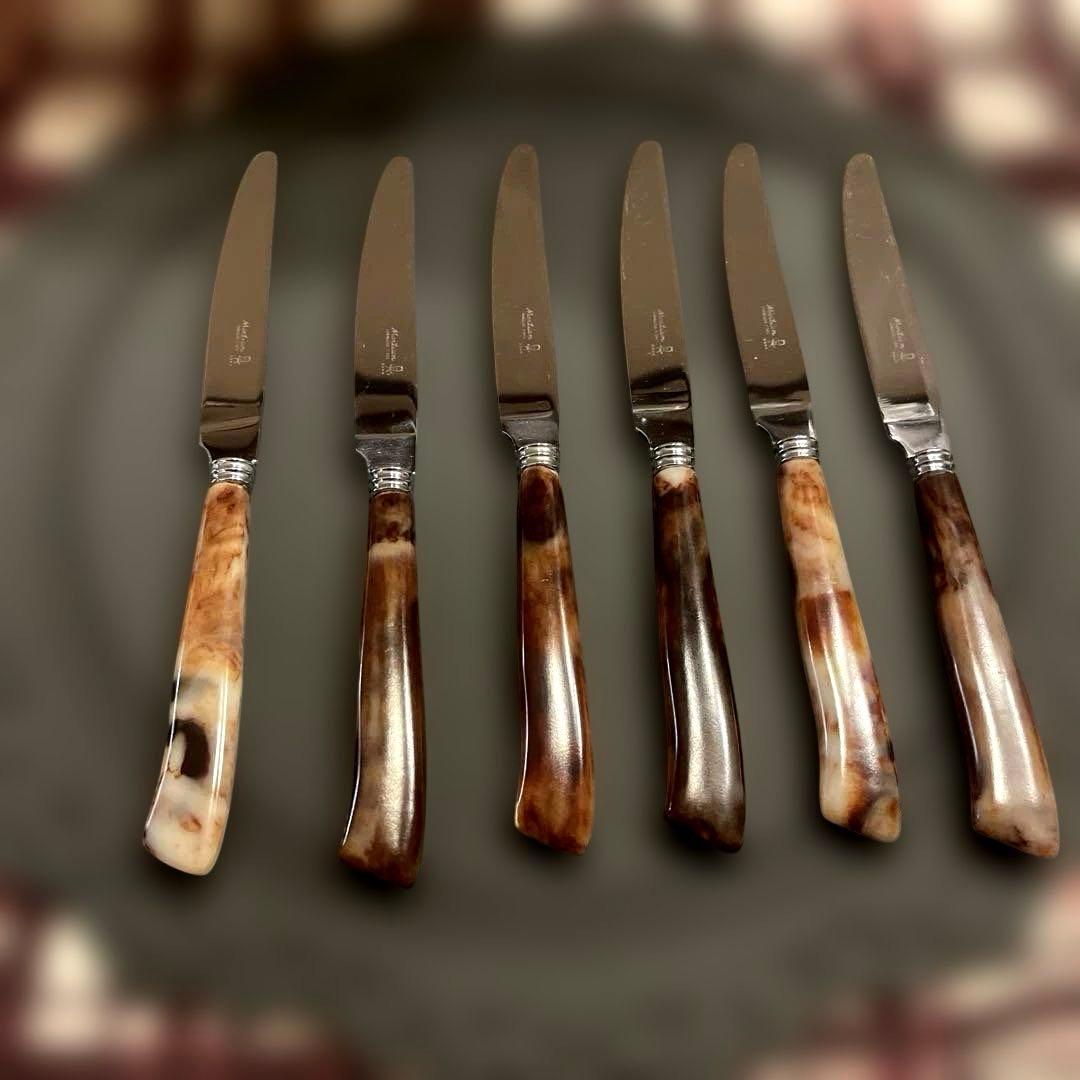 未使用 Martianマーシャンのカトラリー マーブル 24本セット