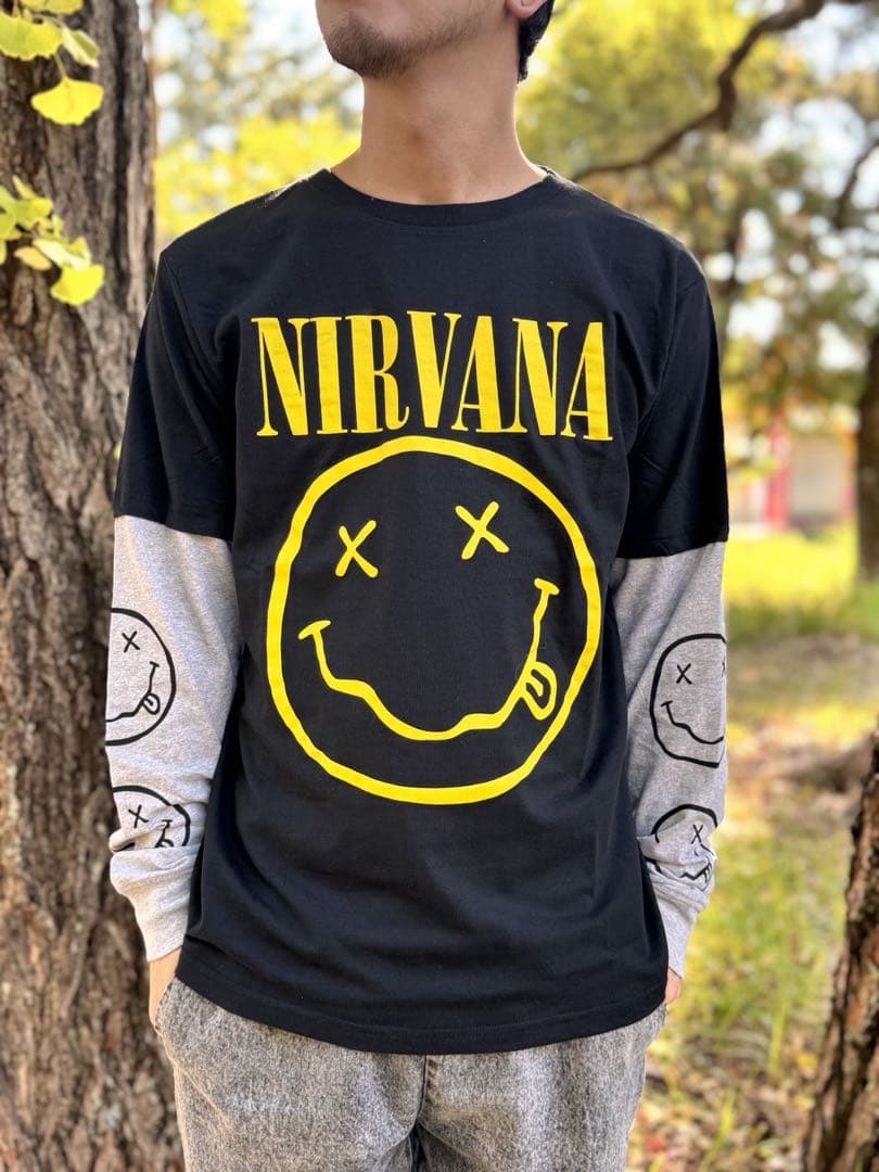 新品未使用 NIRVANA / 長袖Tシャツ Lサイズ