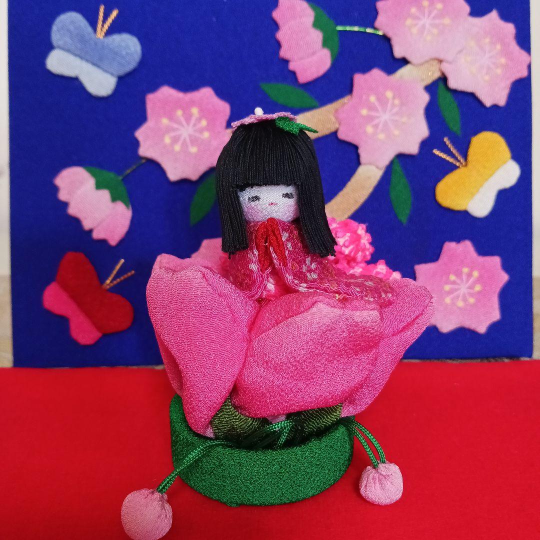 《マチャケ様ご予約》★桜の花の精とお花見三段お重★ちりめん細工