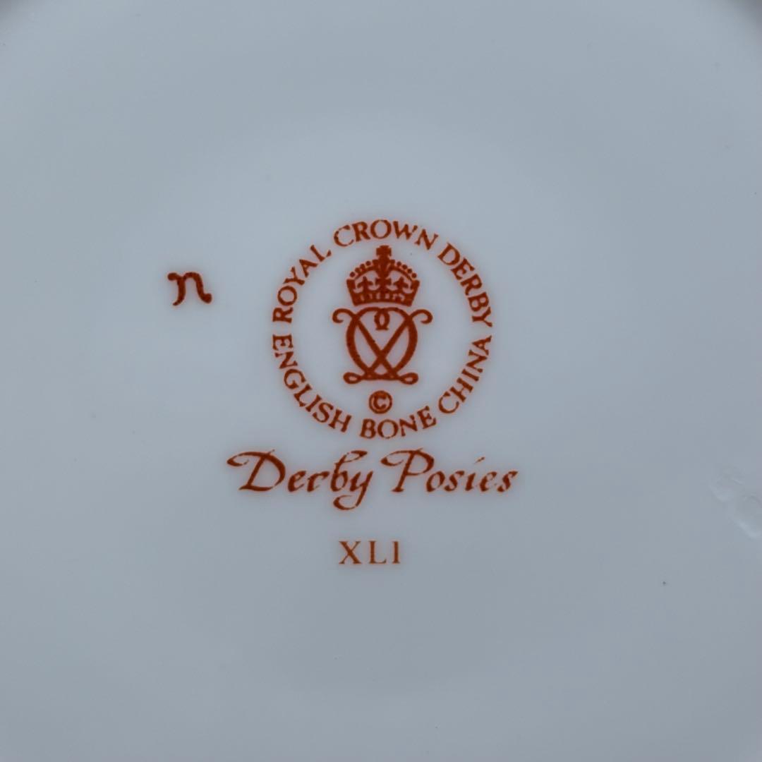 ロイヤルクラウンダービー プレート ポジー Posies 6枚セット 取皿 小皿