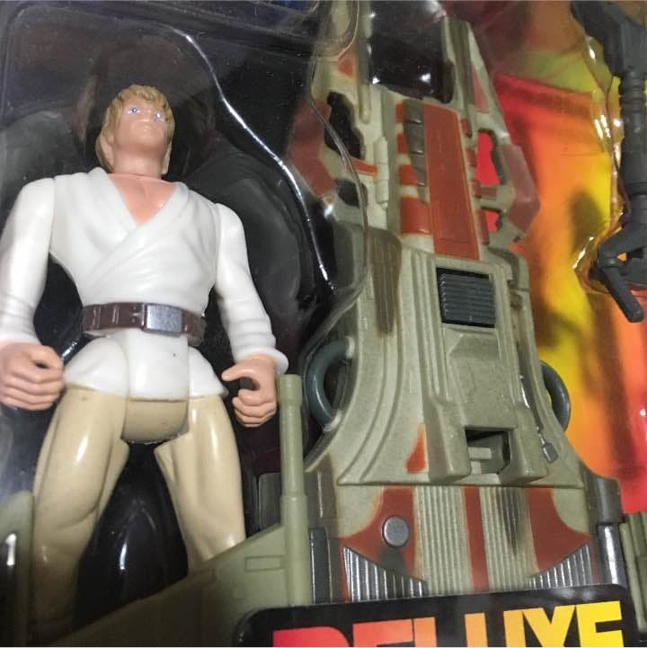 未開封☆スターウォーズ『デラックス版』3個セット！ルーク、ハン、ボバ・フェット