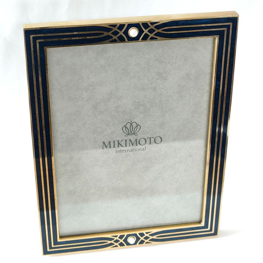 MIKIMOTO ミキモト クリスタルラッカー フォトフレーム パール付き
