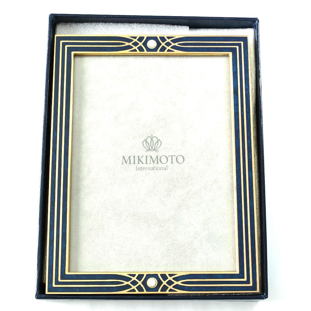 MIKIMOTO ミキモト クリスタルラッカー フォトフレーム パール付き