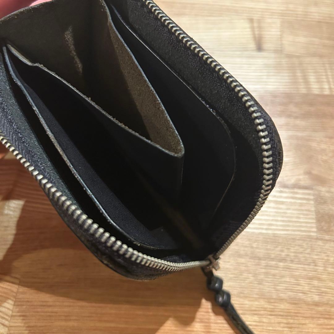 SIM's leather works spirit L型ファスナーウォレット