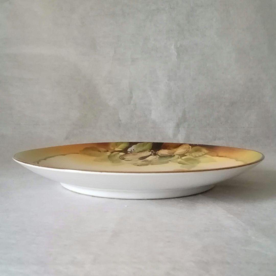 オールドノリタケ　ピーナッツ柄　M-nippon　飾り皿　里帰り美品　アールデコ