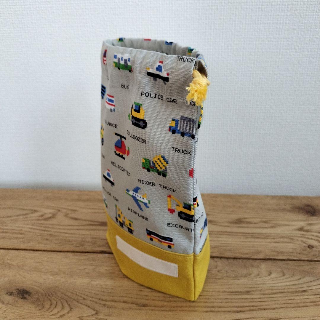 ♬45さち様ハンドメイドおまとめ専用　ピクセルドットはたらく車　カナリアイエロー