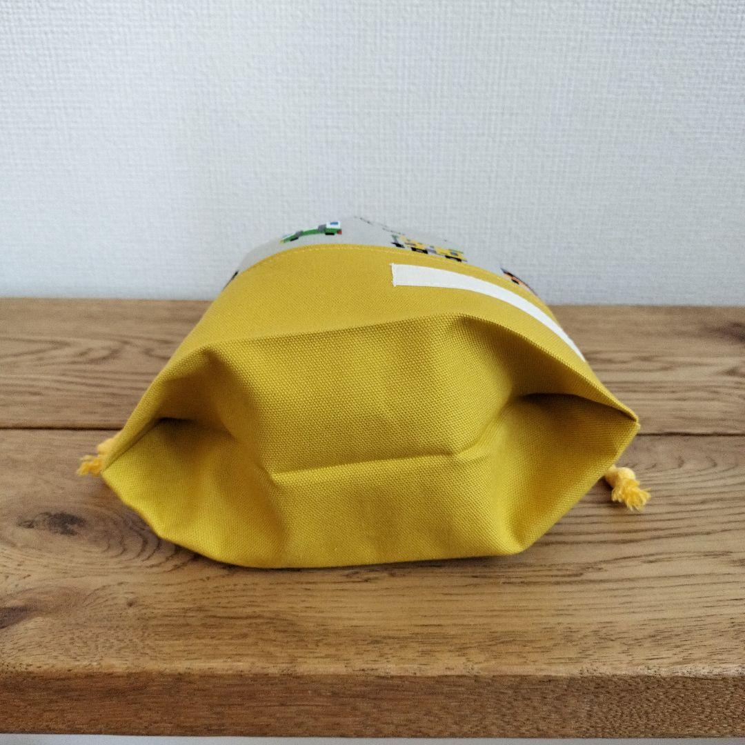 ♬45さち様ハンドメイドおまとめ専用　ピクセルドットはたらく車　カナリアイエロー