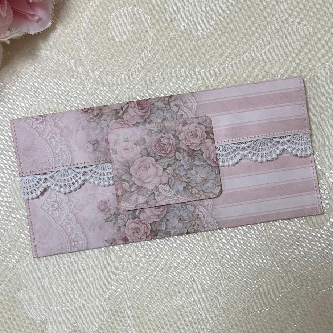 トレペジャーナル&レター風ケース♡ コラージュ素材入り　Romantic