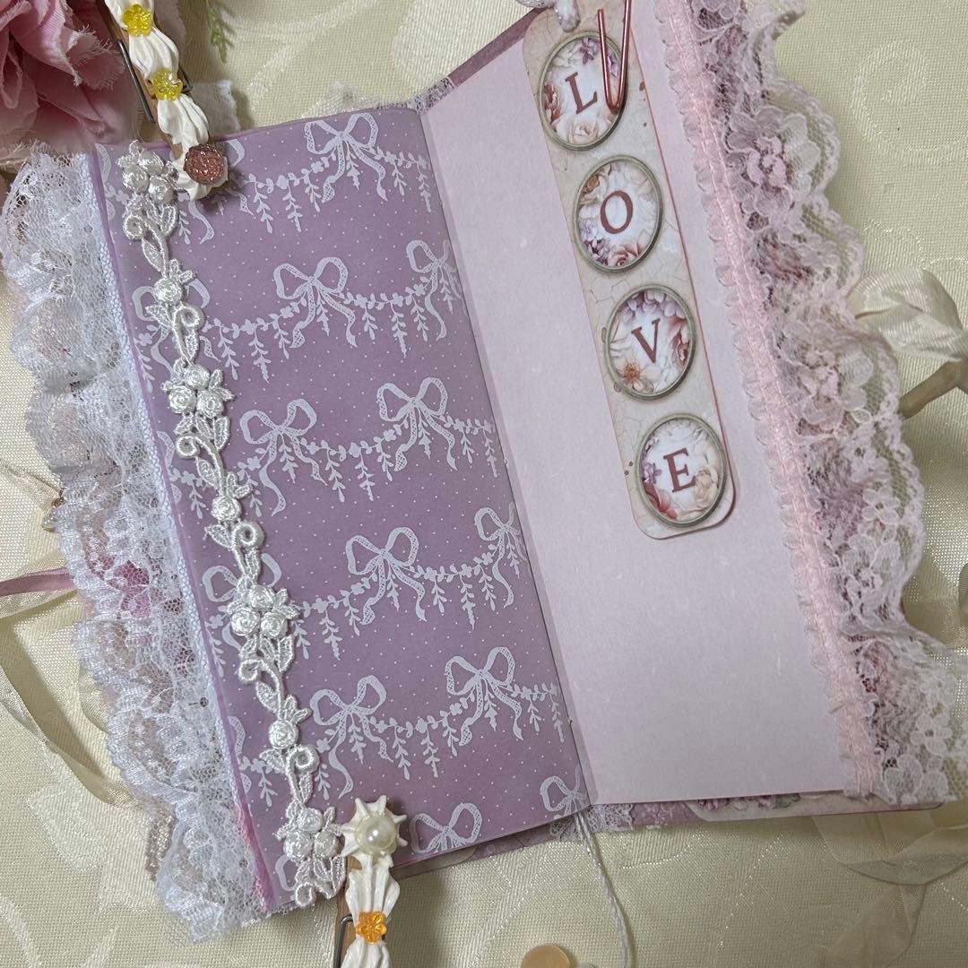 トレペジャーナル&レター風ケース♡ コラージュ素材入り　Romantic