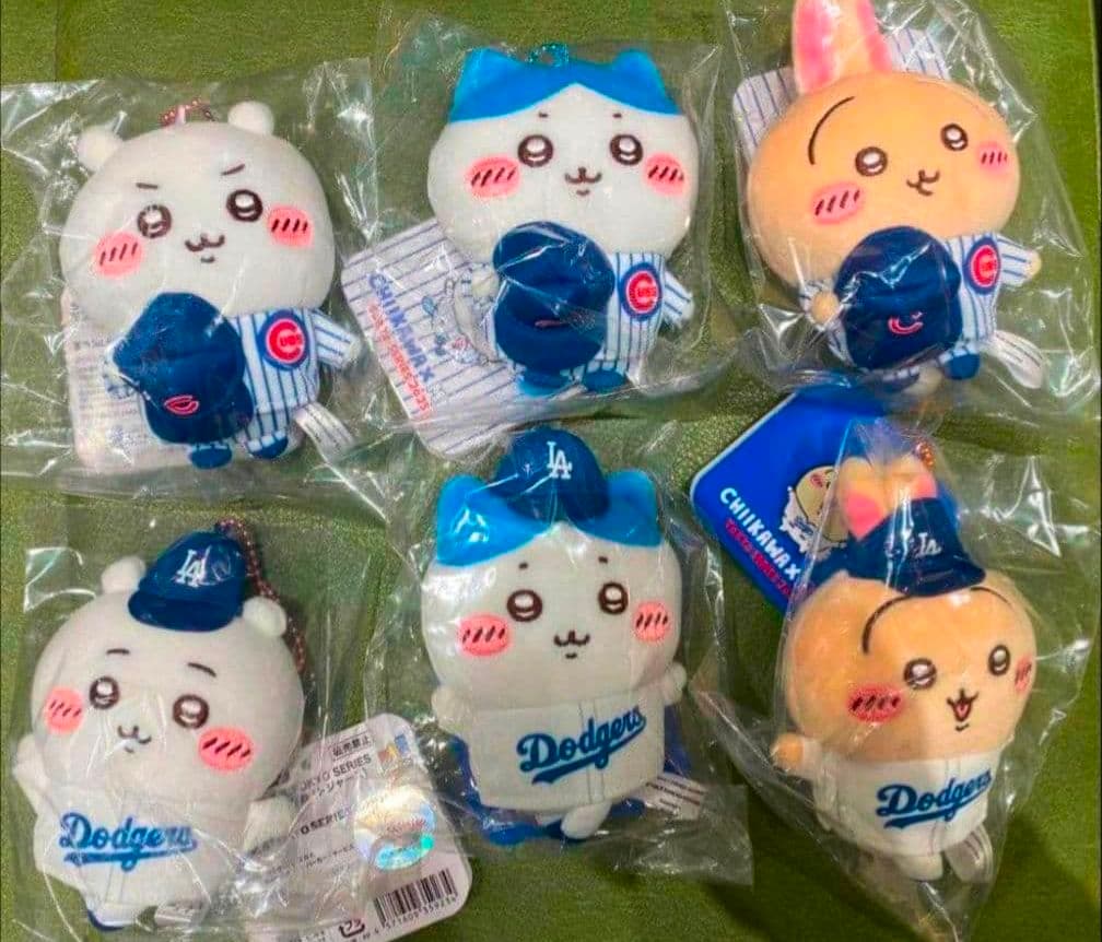 ちいかわ MLB TOKYO SERIES マスコット ドジャース カブス　6種