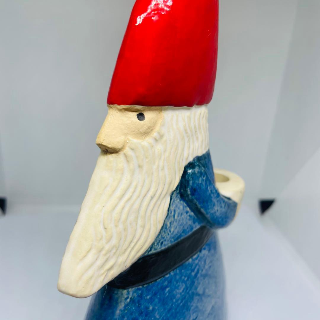 【廃盤レア】限定色　ブルー　リサラーソン ストレスサンタ 北欧陶器