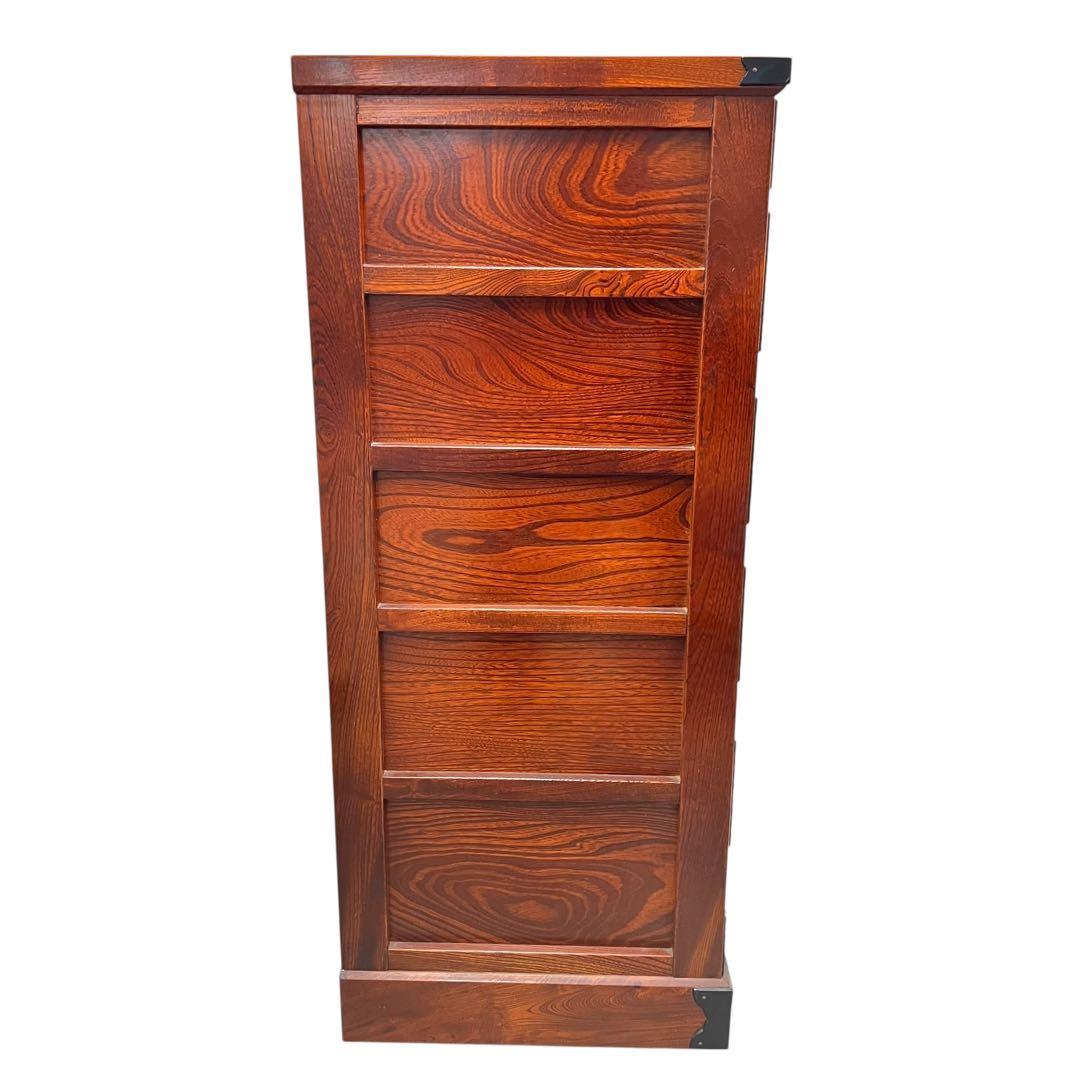 伝統工芸家具 欅 岩谷堂箪笥 5段 整理箪笥 チェスト 収納 アンティーク