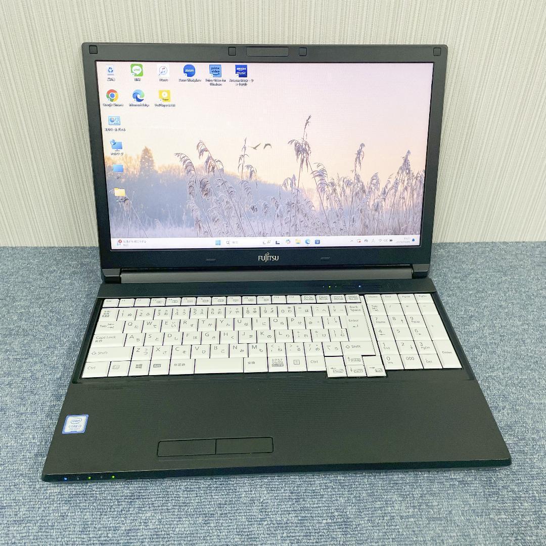 ノートパソコン　Windows11　オフィス付き　16GB　爆速SSD256GB