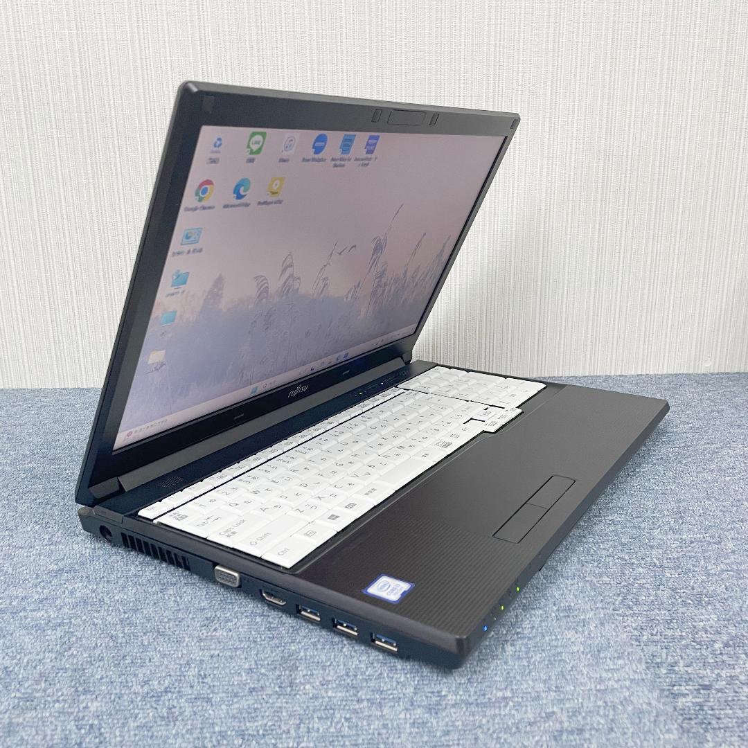 ノートパソコン　Windows11　オフィス付き　16GB　爆速SSD256GB