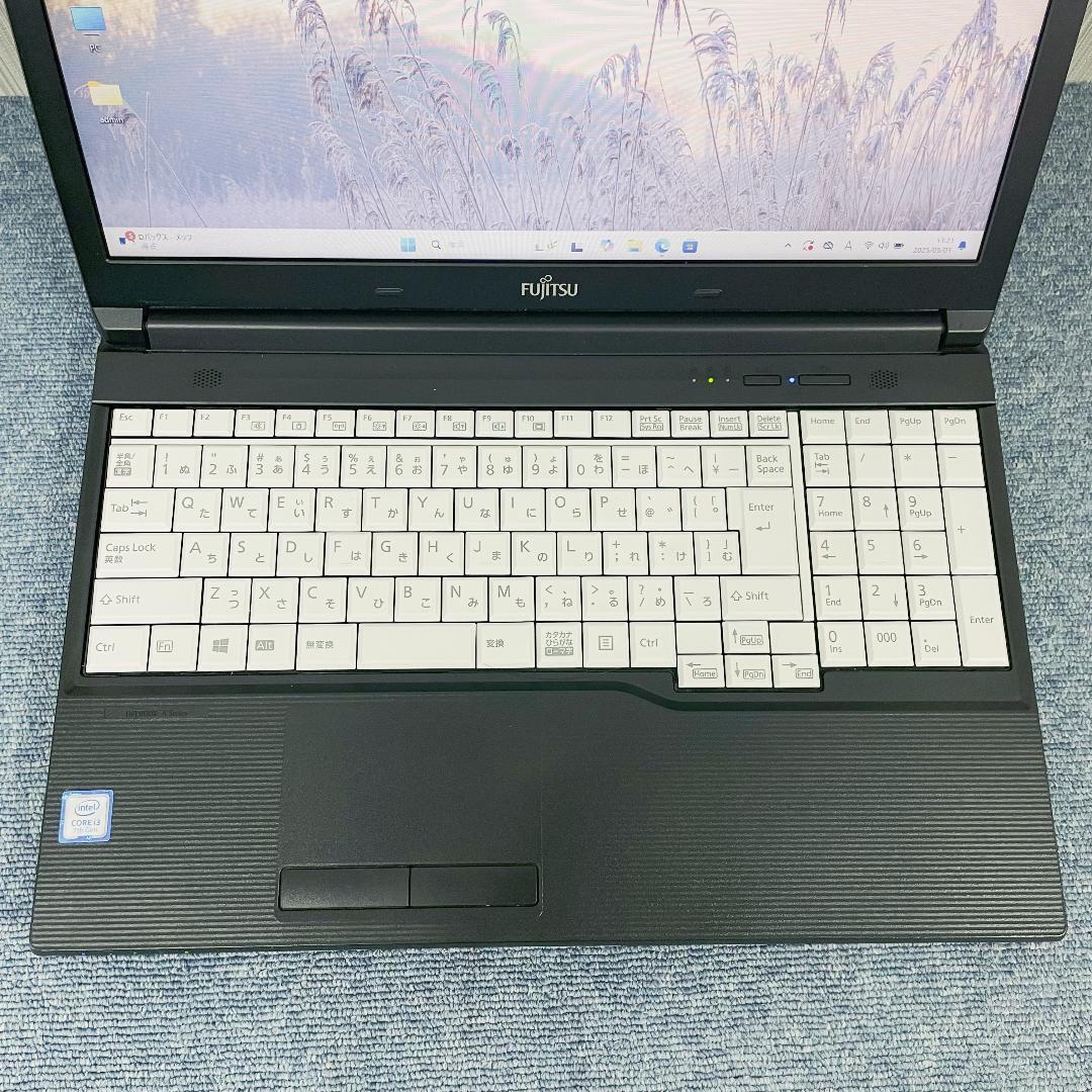ノートパソコン　Windows11　オフィス付き　16GB　爆速SSD256GB