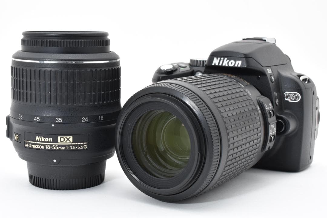 【望遠レンズ付】Nikon D60★ダブルレンズセット★届いてすぐ使える！
