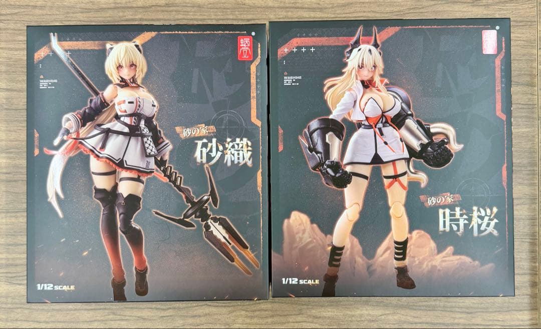 新品 あみあみ特典付き 蝸之殻スタジオ 砂の家 時桜・砂織 1/12 フィギュア