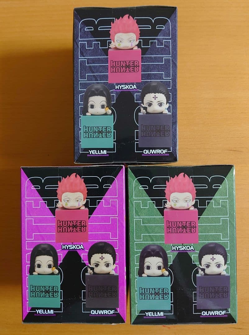 ハンターハンター ひっかけ フィギュア ② クロロ ヒソカ イルミ 新品未開封