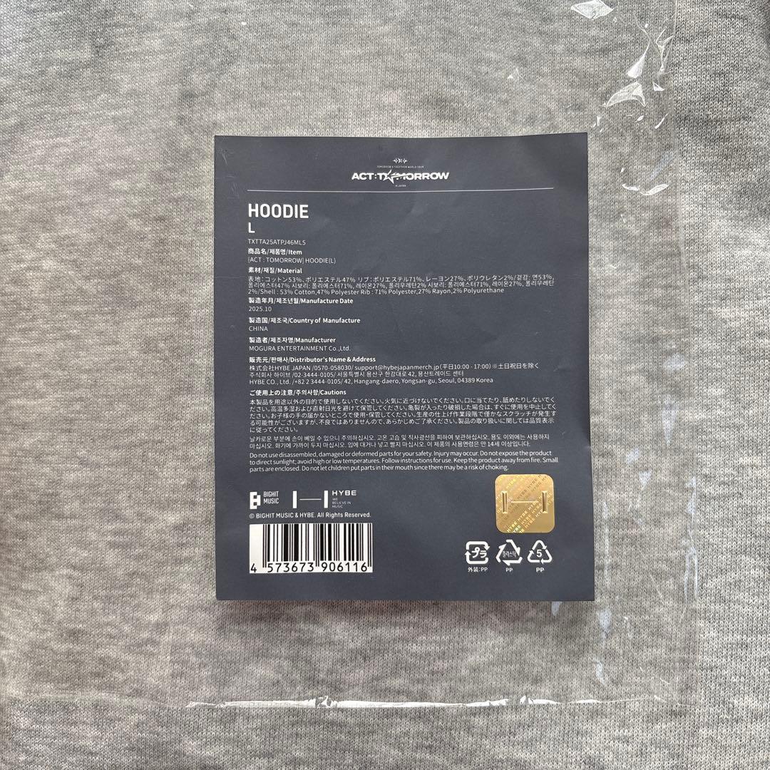 TXT　ACT : TOMORROW JAPAN　フーディ　Ｌ
