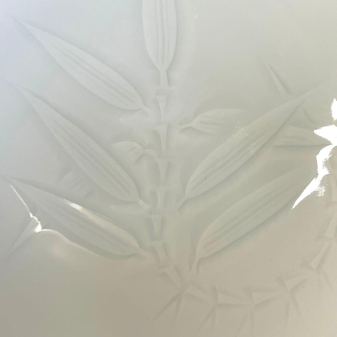 人間国宝 井上萬二 白磁彫文 鉢 共箱