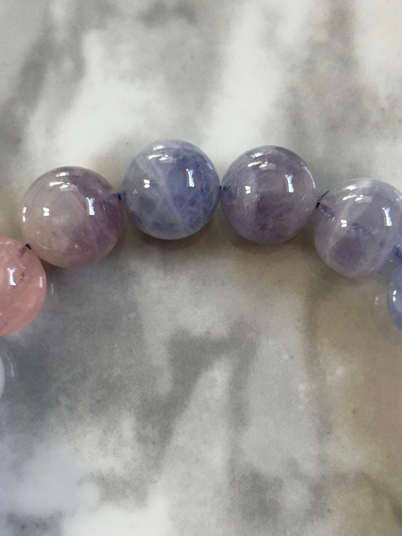 高品質ブルーローズブレスレット12.5