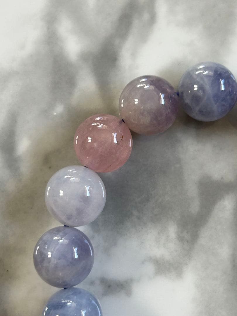 高品質ブルーローズブレスレット12.5