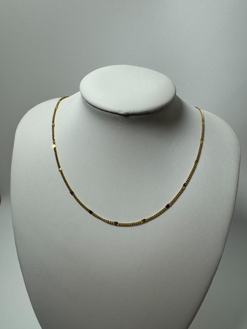 日本製K18 ゴールドチェーンネックレス2.2g