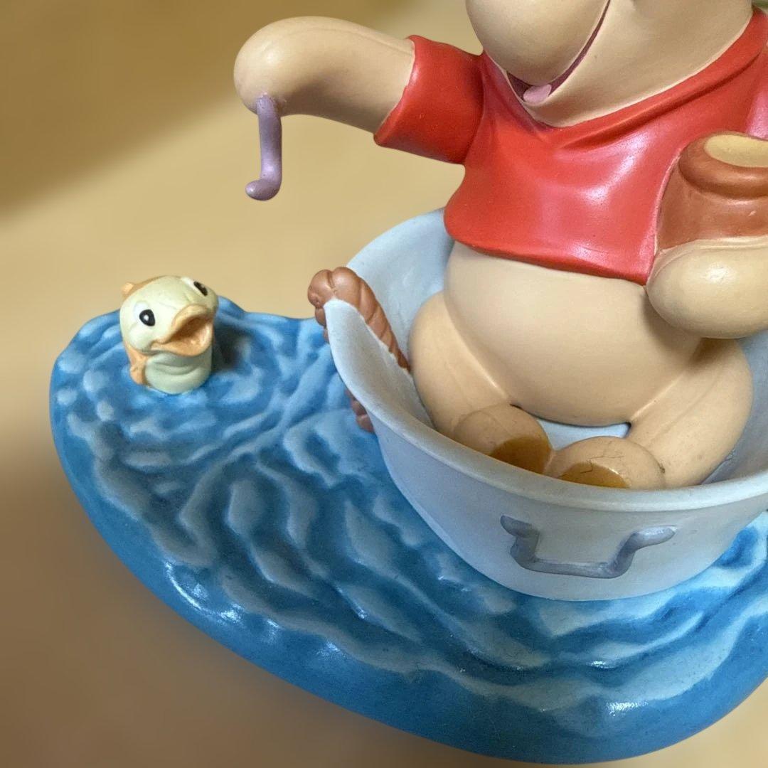 プーさん＆フレンズ 釣り 置物 陶器製 フィギュア