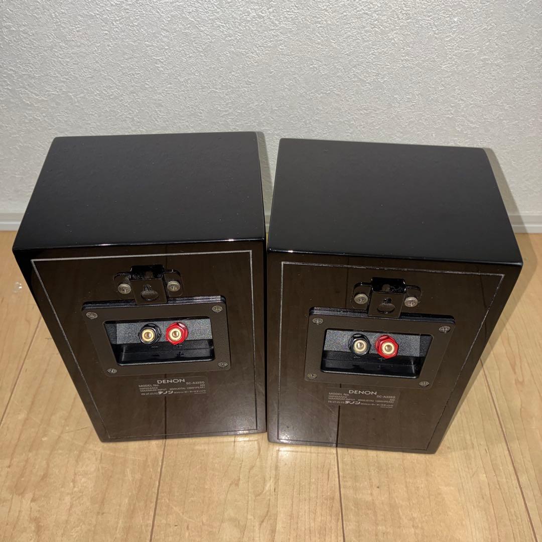 希少　ブラックDENON SC-A33SG スピーカー デノン ペア
