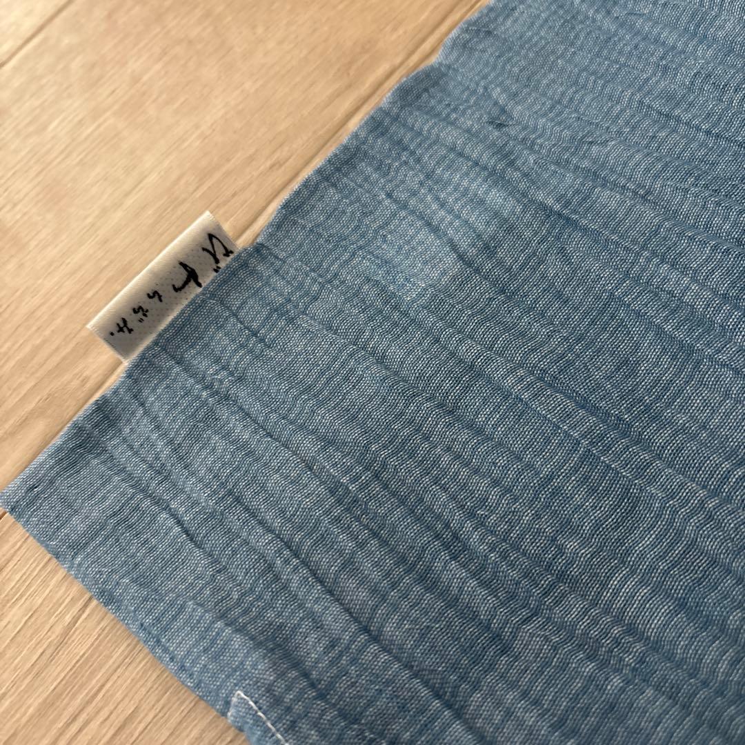 【未使用】びわちぢみ 座布団カバー 3枚セット 八端判 59×63 華宝