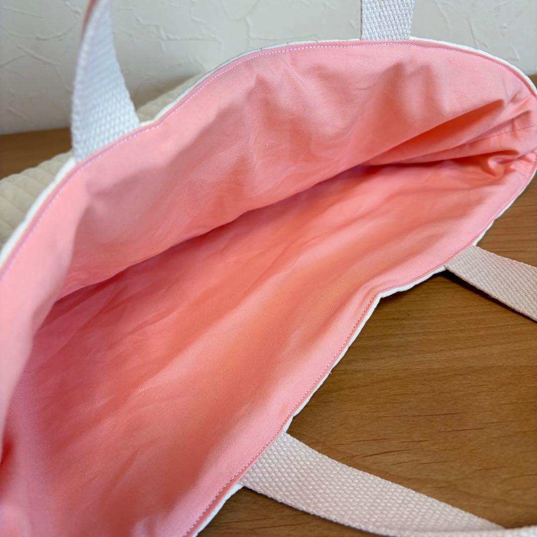 入園入学3点セット　ハンドメイド　リボン刺繍韓国ヌビ